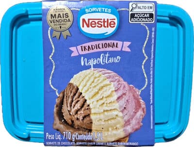 Sorvete Napolitano 1,5L — Nestlé