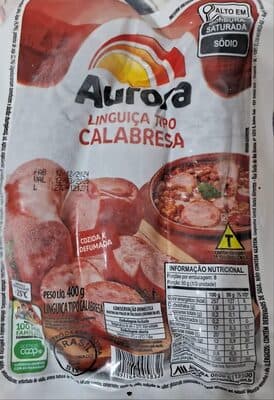 Linguiça Calabresa 400g — Aurora