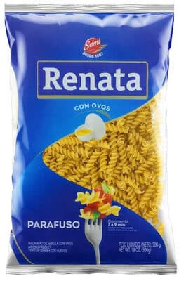 Macarrão Parafuso com Ovos 500g — Renata